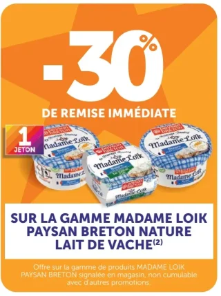 Madame Loïk Paysan Breton Nature Lait de Vache