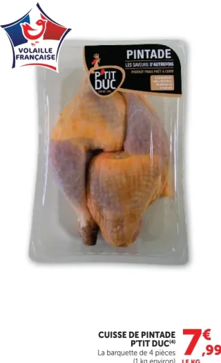 Cuisse de pintade P'tit Duc
