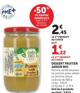 Dessert Fruitier Jardin BiO étic