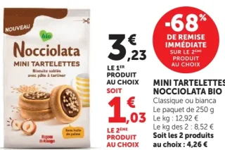 Mini tartelettes Nocciolata Bio Rigoni di Asiago