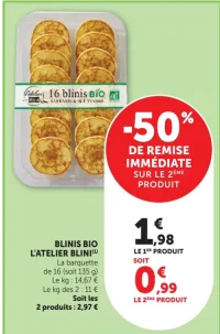 Blinis Bio L'Atelier Blini