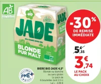 Bière Bio Jade
