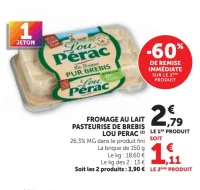 Fromage au lait Lou Perac