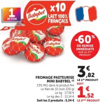 Mini Babybel Fromage pasteurisé