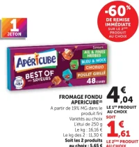 Apéricube Fromage fondu Best of