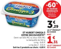 Matière grasse à tartiner St Hubert Omega 3