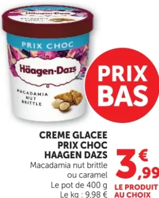 Crème Glacée Haagen Dazs