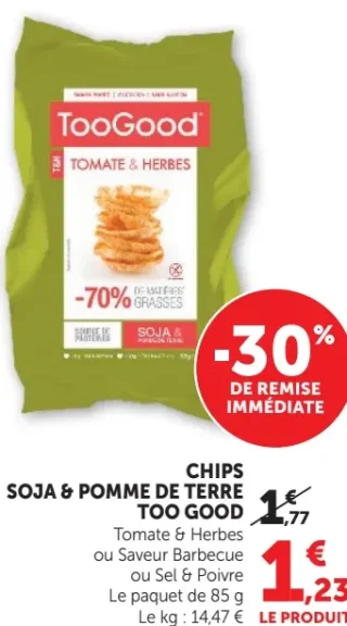 Chips Soja & Pomme de terre Too Good
