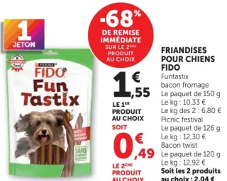 Friandises pour chiens Fido Fun Tastix