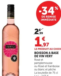 Boisson à base de vin Very