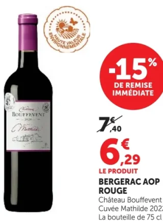 Bergerac AOP Rouge Château Bouffevent