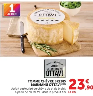 Tomme chèvre brebis Marmanu Ottavi