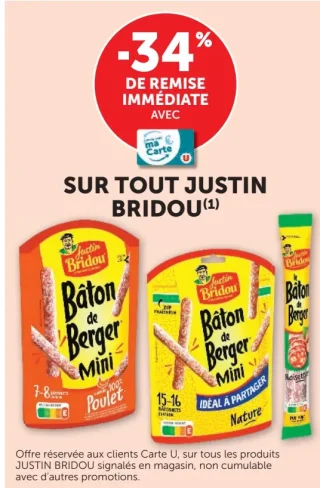 Sur tout Justin Bridou