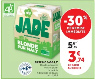 Biere Bio Jade 4,5°