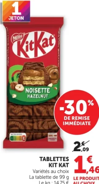 Tablettes KitKat