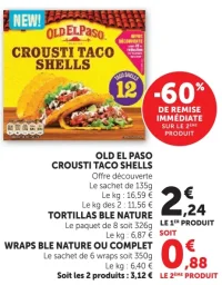 Old El Paso Crousti Taco Shells