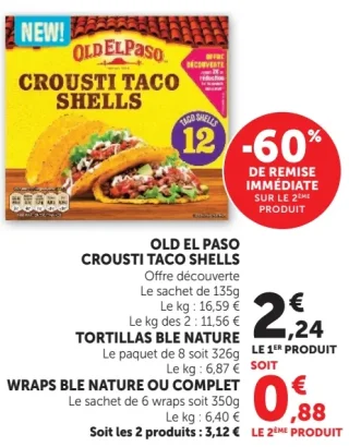 Old El Paso Crousti Taco Shells