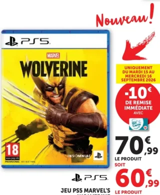 JEU PS5 MARVEL'S WOLVERINE