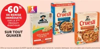 Gamme de céréales Quaker