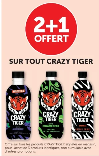 Crazy Tiger Boisson énergisante