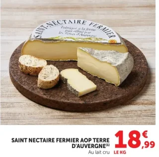 SAINT NECTAIRE FERMIER AOP TERRE D'AUVERGNE