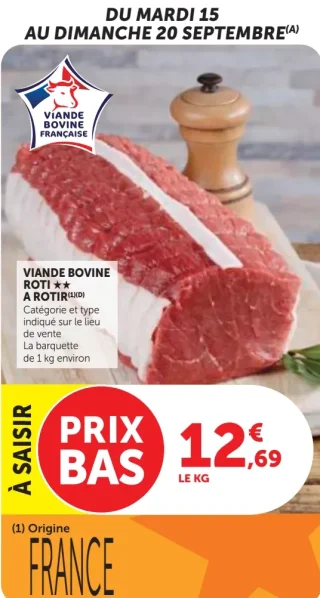 Rôti de bœuf à rôtir **