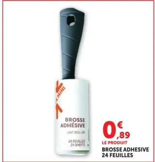 Brosse adhesive 24 feuilles