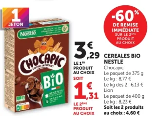 Céréales Bio Nestlé Chocapic
