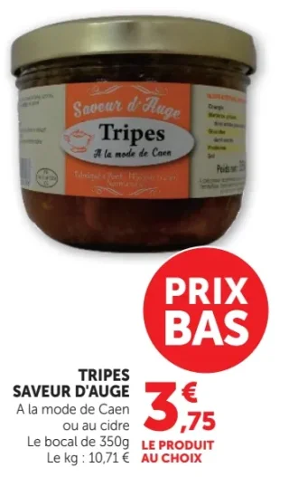 Tripes Saveur D'Auge À la mode de Caen