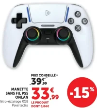 MANETTE SANS FIL PS5 ONLAN