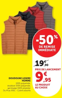 DOUDOUNE LEGERE HOMME U Collection