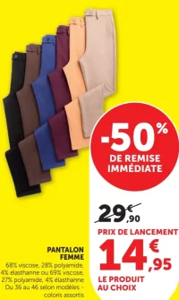 PANTALON FEMME U Collection