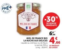 Miel Bio de France La Ruche aux Délices