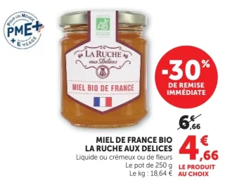 Miel Bio de France La Ruche aux Délices