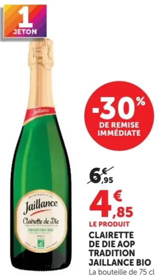 Clairette de Die AOP Tradition Jaillance Bio