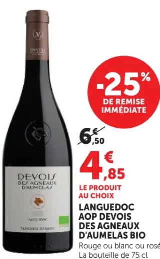 Languedoc AOP Devois des Agneaux d'Aumelas Bio