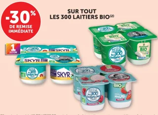 Yaourts et desserts lactés Les 300 Laitiers Bio