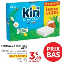 Fromage à tartiner Kiri