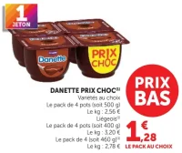 Danette Prix Choc