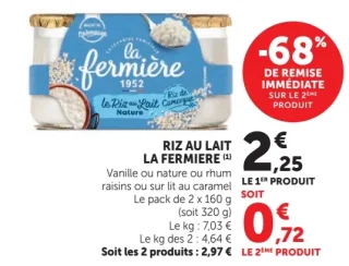 Riz au lait La Fermière