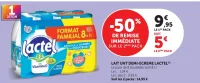 LAIT UHT DEMI-ECREME LACTEL