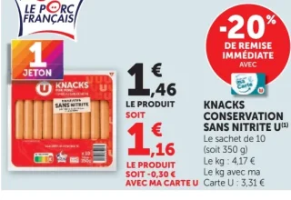 Knacks Conservation sans nitrite U