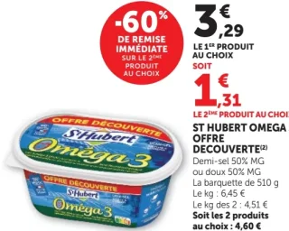 St Hubert Omega 3 Offre Decouverte