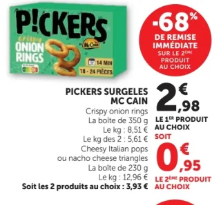Pickers surgelés Mc Cain