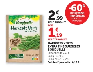 Haricots verts extra fins