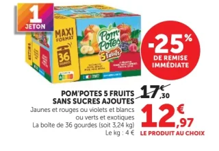 Pom'potes 5 fruits