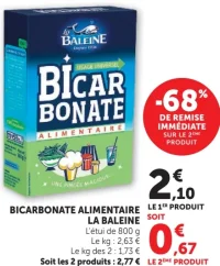 Bicarbonate Alimentaire La Baleine