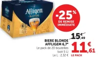 Bière blonde Affligem 6,7°