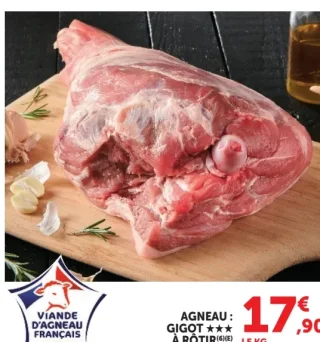 Gigot d'agneau à rôtir