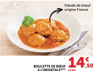 Boulette de bœuf à l'orientale
